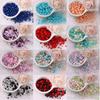 DIY Colorful Pearls Mix Size Beads With Hole Imitation Pearl Jewelry Making