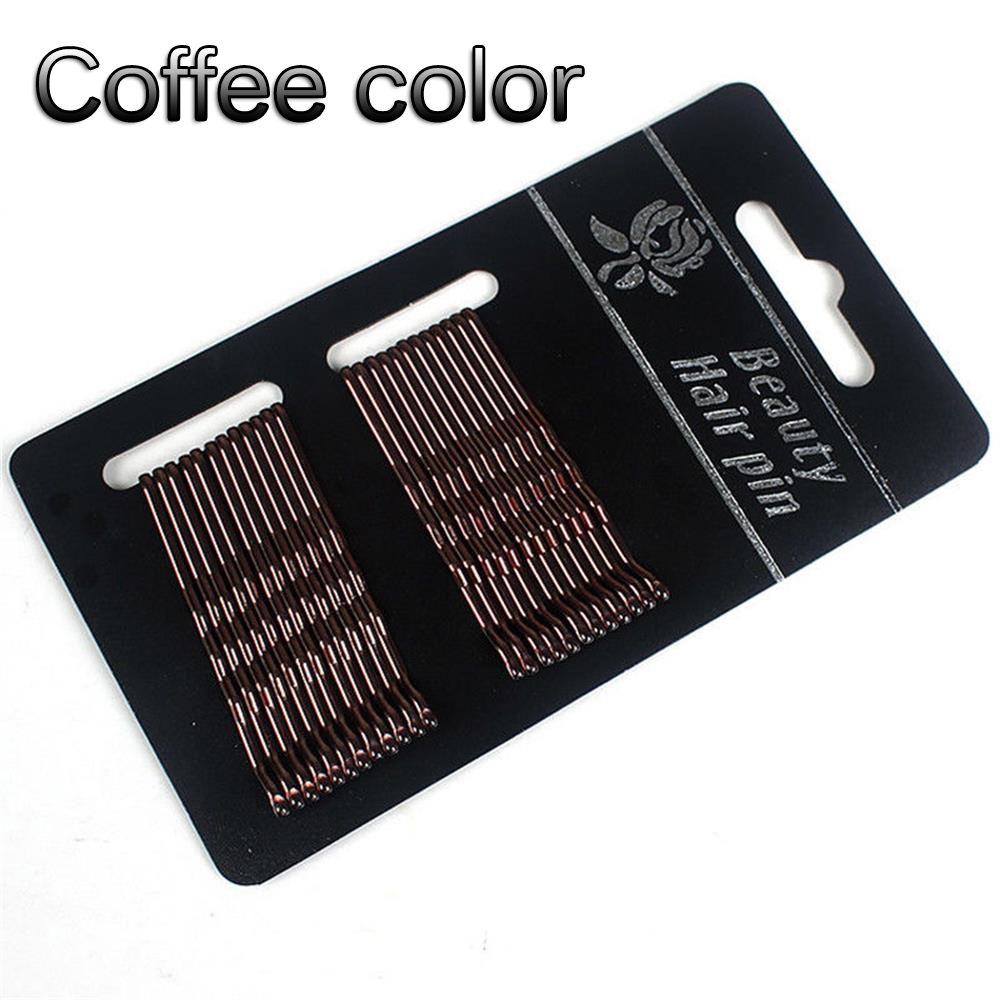 1Set(24PCS) Fashion Metal Wave Hairpin Hair Styling Clip Barrette Bobby Pin