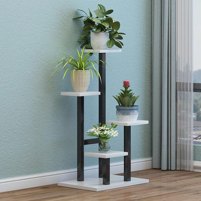 Plant Stand Household Balcony Plant Shelves Modern Simplicity Flower Holder Multi-storey Durable and Sturdy Flower Stand Indoor