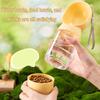 350/550ML Portable Dog Water Bottle Leak-Proof Puppy Water Bowl Large Capacity Outdoor Travel Pet Water Dispenser