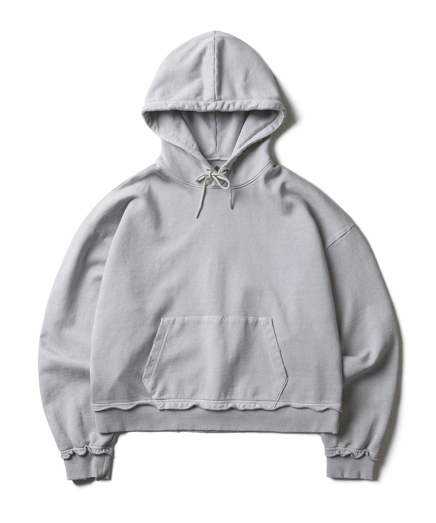 Vtg Crop Hoodie (Grey)