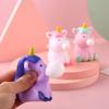 Cartoon Eenhoorn Zacht Spuugbelletje Speelgoed Schattig Dierlijk Bal Zacht Plakkerig Squishy Stressverlichter Knijpbal Zintuiglijk Fidget Grappig Speelgoed