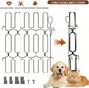 Metal Retractable Pet Fence: Anti-Cat, Dog Barrier for Indoor/Outdoor Use At Home or Staircase Entrances