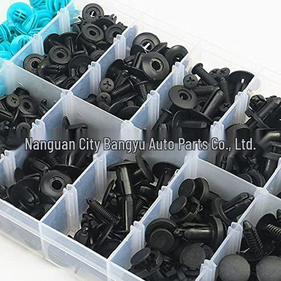 340-Piece Snap-in Fasteners for Honda and Chrysler Bumpers, Door Panels, and Mudguards