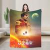 Project Hail Mary Throw Blanket Warm Comfy Graphic Blanket  For Sofa Home Picnic Flannel Bedspread Bed Cover