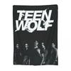 Movie Teen Wolf Blankets Soft Warm Flannel Throw Blanket Bedding for Bed Living Room Picnic Travel Home Couch