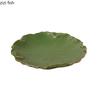 Irregular Lotus Leaf Plate Ceramic Dinner Plate Steak Plate Dessert Snack Dish Salad Plates Pasta Plates Japanese Tableware