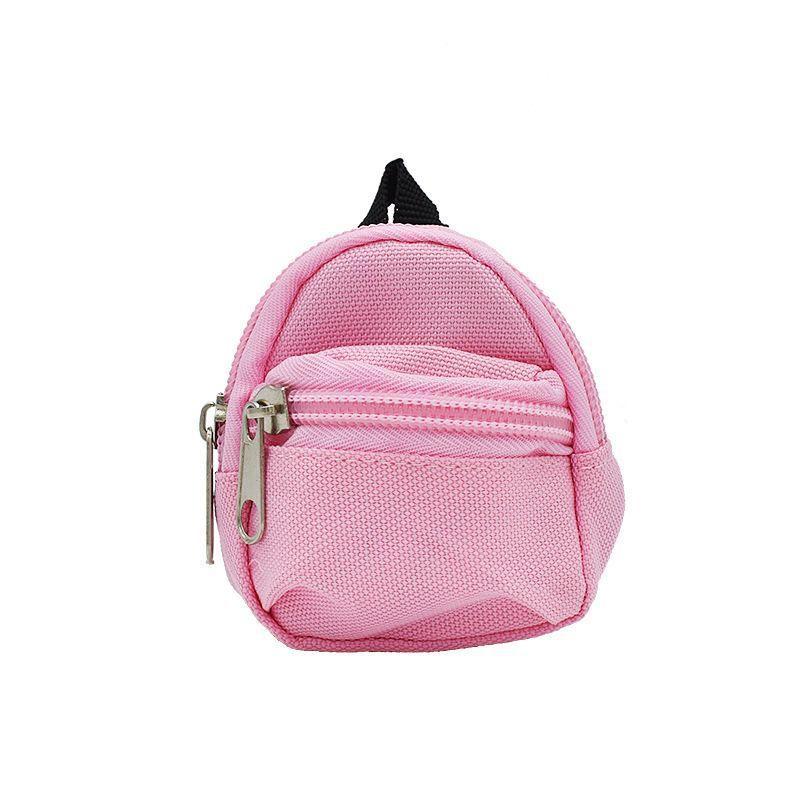 Zipper Small Wallet Keychain Mini Backpack Charms Key Chain Pendant Bag Ornaments Keyring Student Gift Accessories
