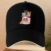 Cat Addict Casquette de Baseball Chats en Boîte Réglable Polyester Casquette de Sport Décontractée pour Adultes