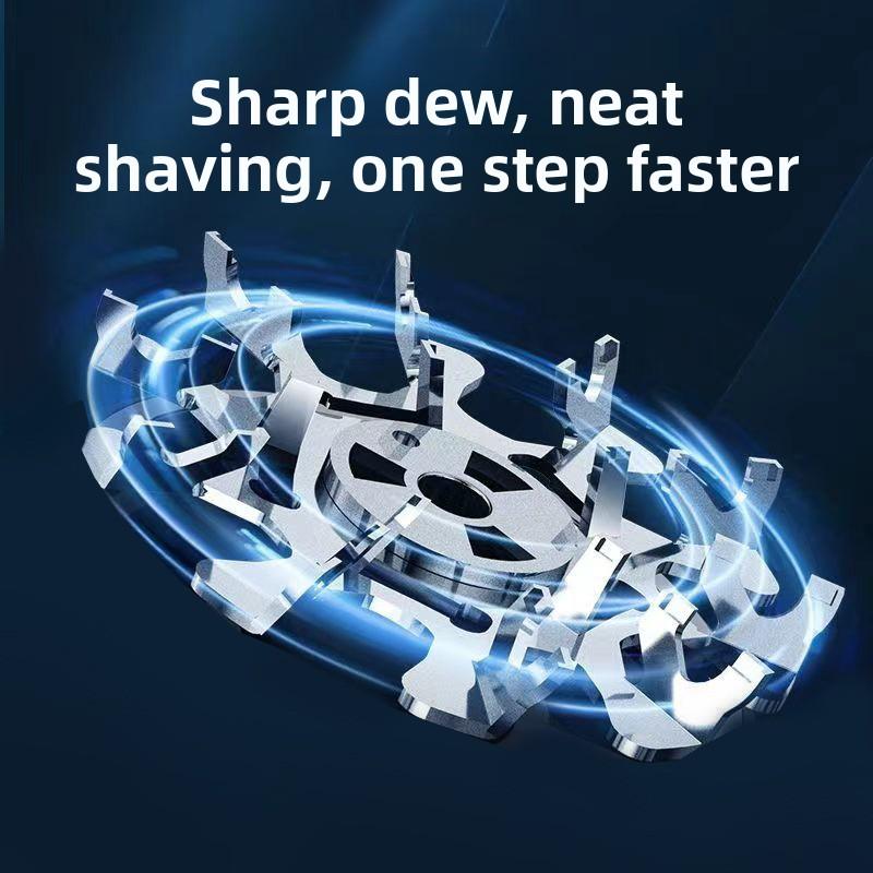 Mini Electric Razor Travel Portable Men's Beard Knife Long-lasting Battery Life Wet and Dry Use Without Clip Razor