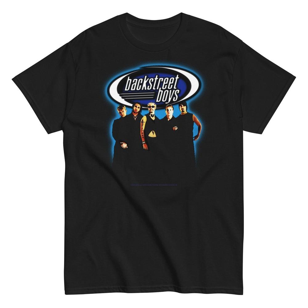 MerchMoment Backstreet Boys - Blue Glow Schwarz Neues Unisex-T-Shirt