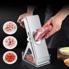 Cortador de vegetais multifuncional, lâmina de aço inoxidável, fatiador de carne, batata, ralador de cenoura, acessórios de cozinha para cortar