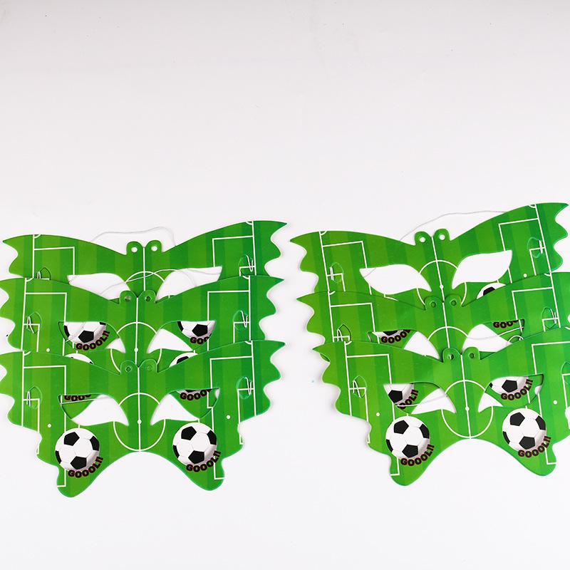 Ensemble de fête d'anniversaire pour enfants à motif de football de dessin animé le plus vendu
