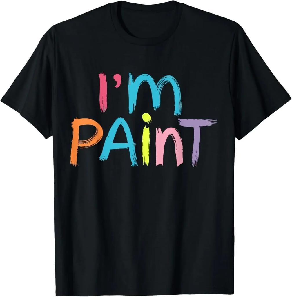 I'm Paint Colorful Brushstrokes Graphic T-Shirt