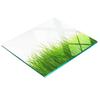 Tempered Glass Kitchen Board for Serving with Grass Graphic 60X52 Cm