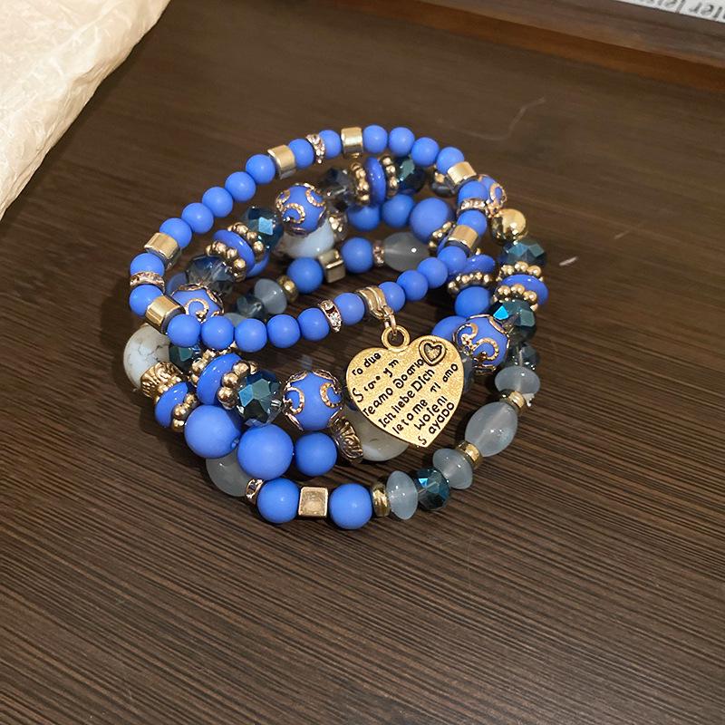 Bohemian Miyuki Meerdere Lagen Kralen Armband: Zomer Etnische Stijl, Licht Luxe Niche Retro Sieraden
