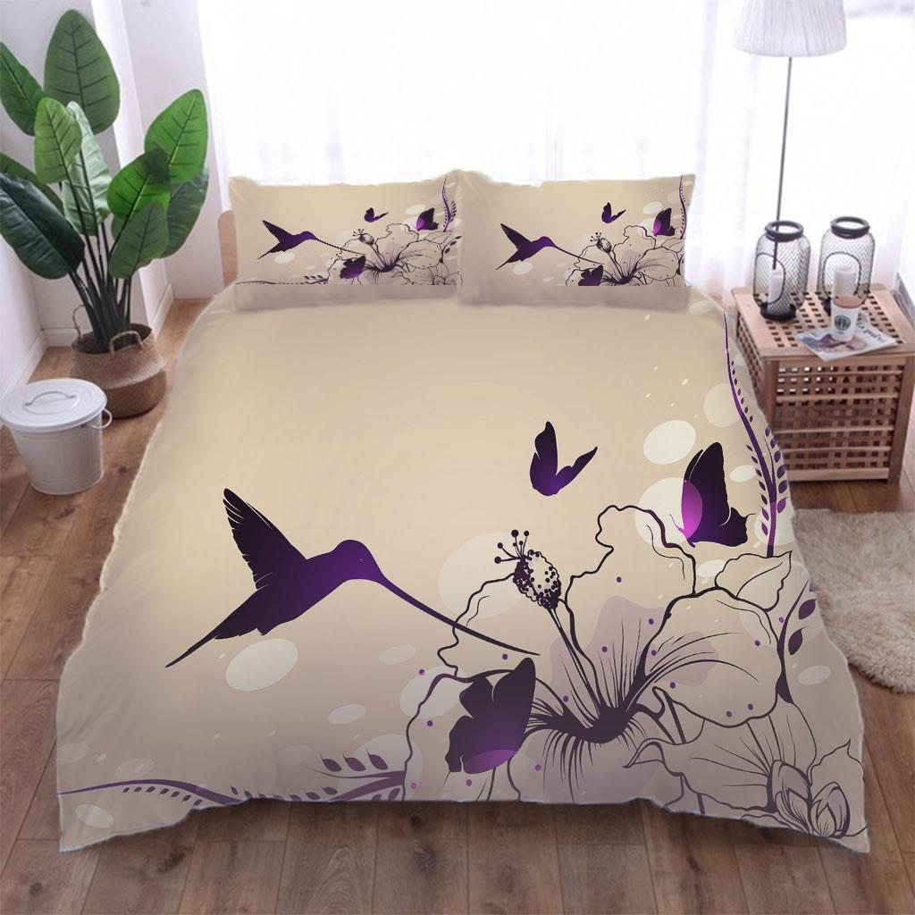 Sets For Children 3D Colourful Flowers Bed Duvet Cover Set Queen Twin Size Bedding Set Single King Soft Polyester Quilt Cover