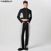 Zweiteilige Sets für Herren, kurzärmelige Crop-Tops und lange Freizeithosen, Cargo-Sets