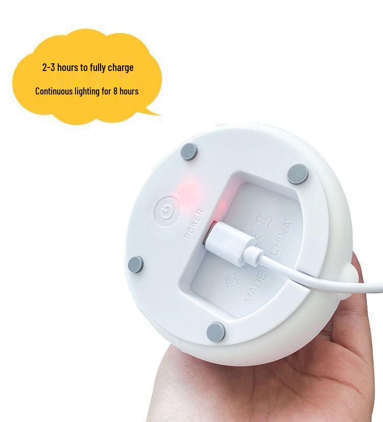 Mushroom Silicone Night Light: Children's Cartoon Atmosphere Sleep Light
