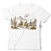 Cowboy UFO T-shirt Unisex Grappig Western Wilde Westen Alien Ontdek Avontuur Ruimte