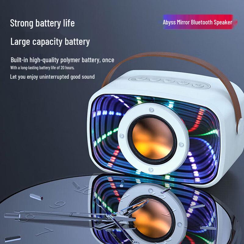 Abyss W20 Speaker: High Volume, Superior Sound, Long Battery, LED Effects, Indoor/Outdoor.