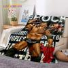 3D The Rock Dwayne Johnson Schauspieler Weiche Flanelldecke, Überwurfdecke Bequeme Decke für Picknick Betten Sofa Zuhause Schlafzimmer Geschenk