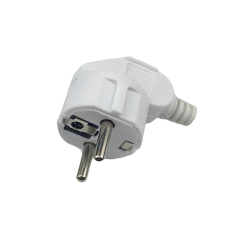 Eu Ac Power Adapter Socket 16A 250V Connector Cable Electrical Plug White Black Male Converter Adaptor Detachable Plug