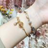 Women Freshwater Pearl Bracelet Irregular Stone Bead Jewelry Accessories