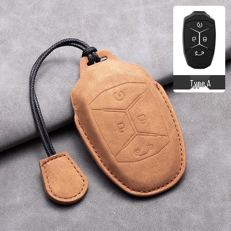 Cross-Border Lynk & Co 01/02 Key Cover: PU Protective Shell & Buckle