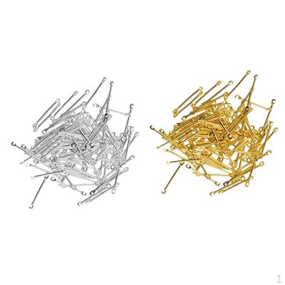 200 Pieces 20mm Bar Connector Jewelry Making Finding Crafts Double