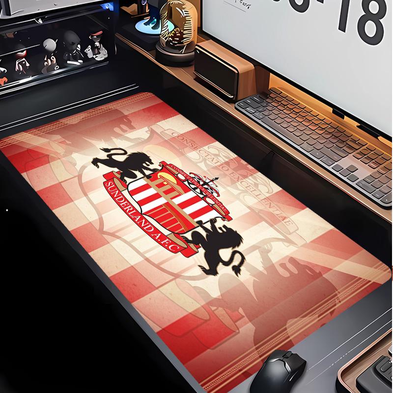 Podložka pod myš s fotbalovým vzorem Sunderland Ne?Protiskluzová gumová základna Herní podložka pod myš na stůl Kancelář Domov
