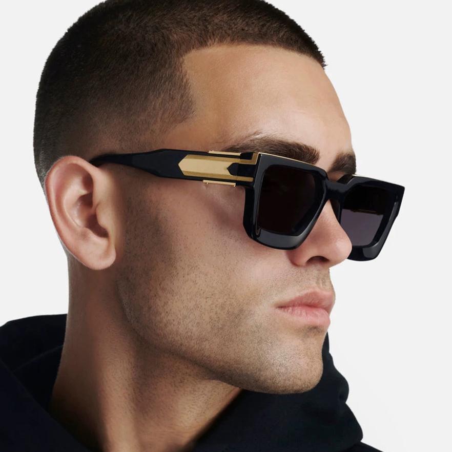 Classic Big Concave Frame Square Sunglasses ladies For Men Luxury Designer Vintage Punk Sunglasses Popular Driving Shades