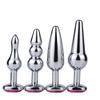 Cute Cat Face Crystal Stainless Steel Metal Anal Plug Stimulator Anal Sex Toys Prostate Massager Dildo Sexy Masturator for Adult