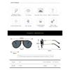 Advanced Pilot's Large-frame Sunglasses Unisex Trend Riding Driving Mountaineering Camping Ultraviolet-proof Shades Glasses