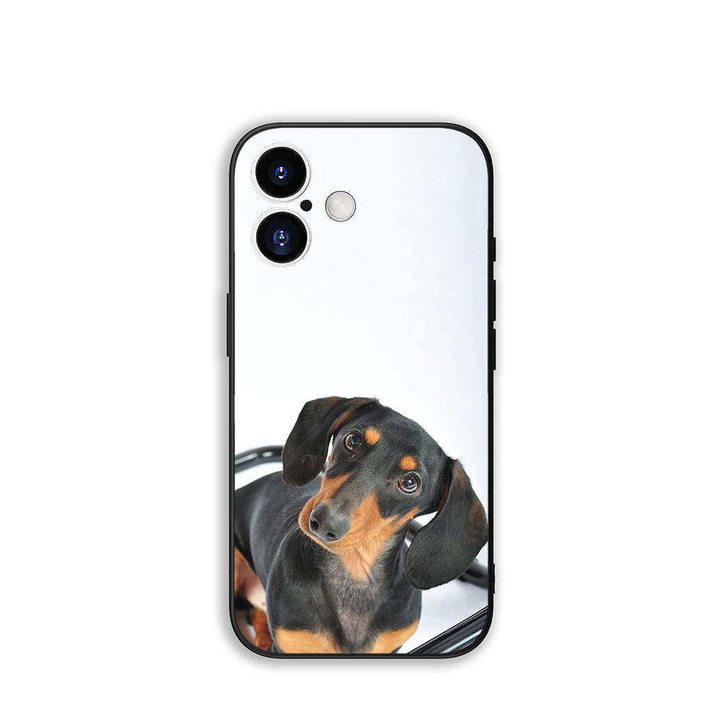 Phone Cover Pet Dog Cute Dachshund Casing for OPPO A54 A40 A60 A80 A18 A16 A17 A38 A78 A79 A57 A55 A96 A15 A12 Case