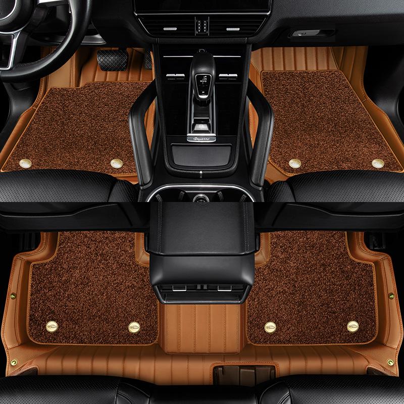 Custom-Fit Cowhide Floor Mats for Cadillac CT5, CT6, XT4, XT5, XTS, XT6 - Full Coverage