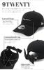 New Era 9TWENTY ONSPOTZ Exclusive Long Visor Ribbon Strap Cap [Black] – Washed Cotton, Handwritten Logo, Size S/M