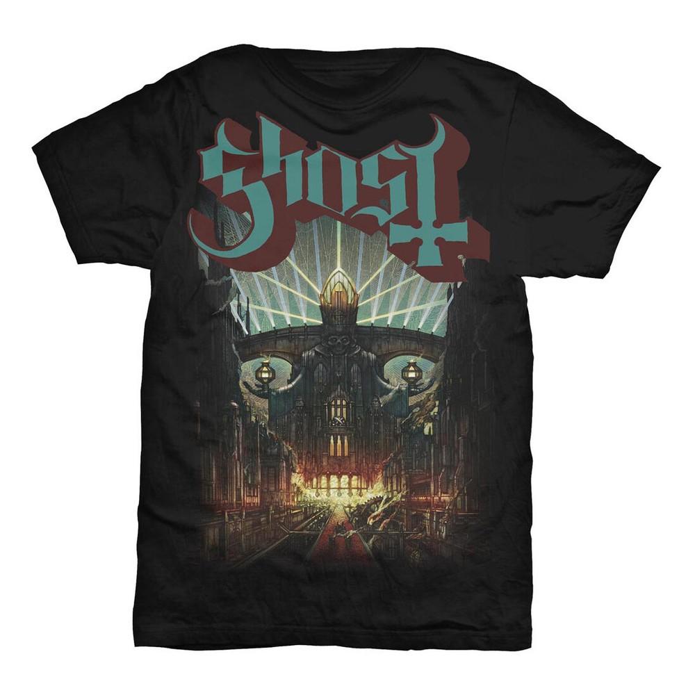 Ghost T-Shirt Band Meliora Rock New Black Official