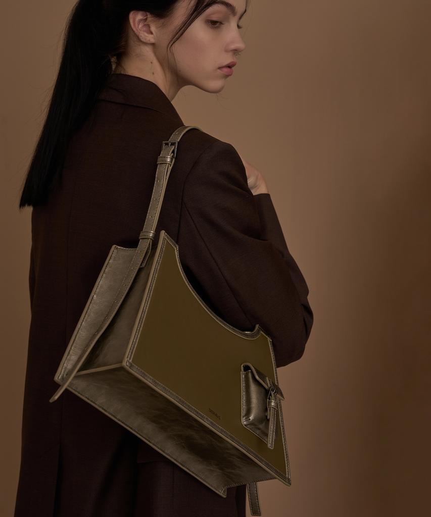 Dierneas Pony Bag (Khaki And Silver)