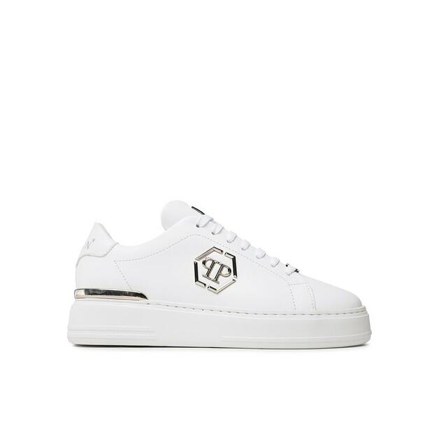 PHILIPP PLEIN Leather Lo-Top Sneaker