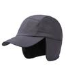 Casual Warm Winter Baseball Cap Ear Protection Waterproof Earmuffs Hat for Men 56-60cm Thick Hiking Bonnets Ski