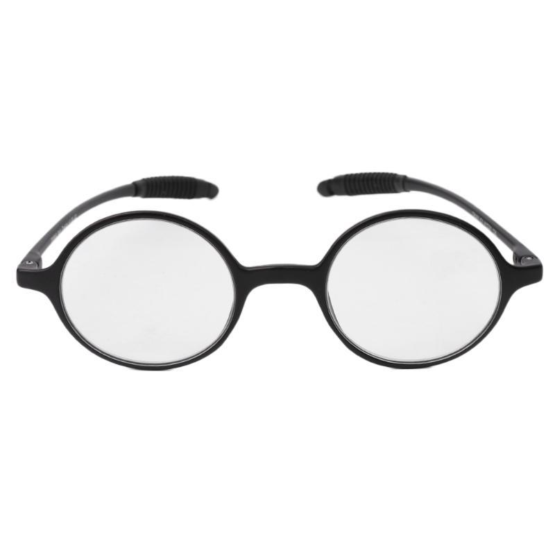 New Lightweight TR90 Round Reading Glasses Resin Presbyopia Eyeglasses +1.0~+4.0