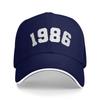 Classic 1986 Varsity Vintage College Style 40th Birthday Baseball Cap  Men Adult Design Hip Hop Hats Summer Casual Baseball Caps