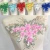 Bead Phoenix Tail Flower Flower Mesh 3D Clothing Sew Patches Decorative Cloth Sticker Skirt