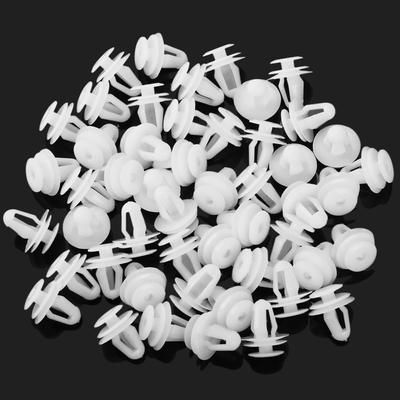 50PCS Car Door Panel Clips Fixing Fastener 9mm Hole For Nissan X-trail T32 Rogue Qashqai J11 Teana Altima Murano Juke Almera