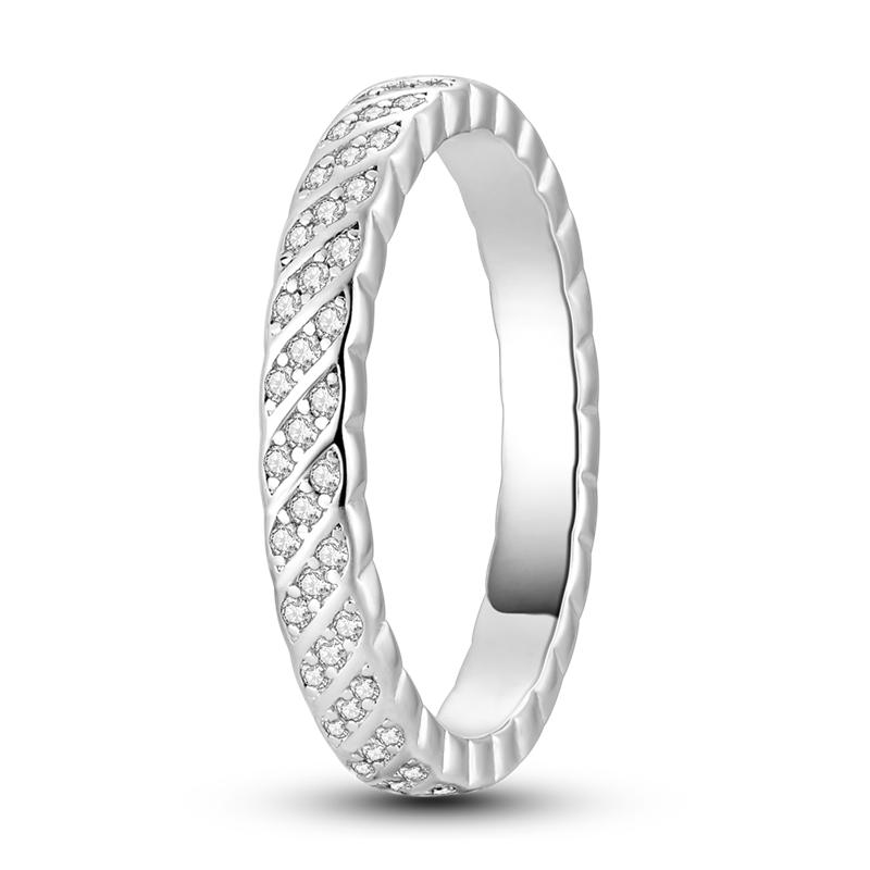 925 Sterling Silver Rings Sparking Colorful Zirconium Ring Popular LOVE Wedding Rings for Women Engagement Jewelry Anniversary