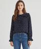 MESENSE Big Collar Pattern Frill Blouse_Mb33Blm201Z