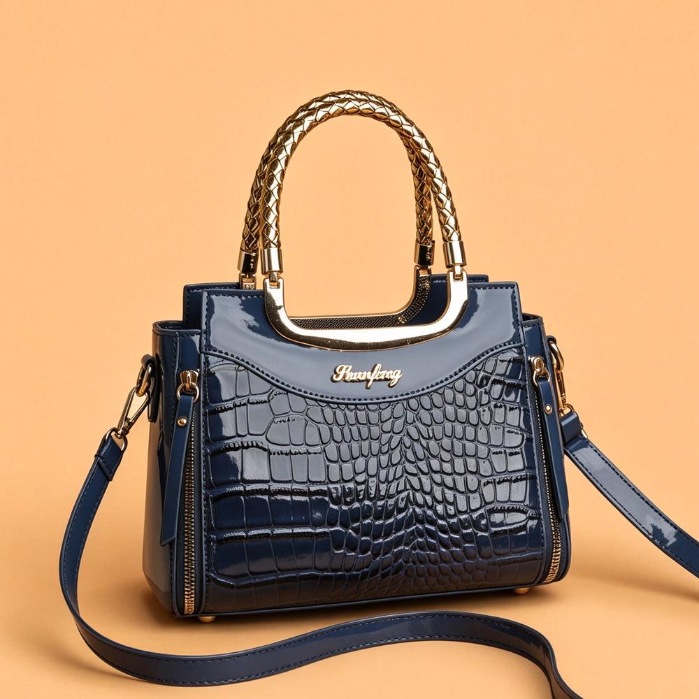 Women's Fashionable Bag - Elegant and Simple Casual Shoulder Bag with Crossbody Strap and Handbag Design