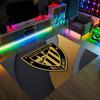 Athletic Bilbao Football Design Crystal Velvet Carpet Cozy Non?Slip Printed Rug For Bedroom Living Room Entrance