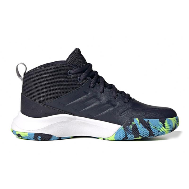 adidas Own The Game J Wide 'Legend Ink Signal Green' Sneakers FW4566
